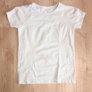 Athleta Girl Pale Mint Green Active Short Sleeve Tee Sporty T-Shirt sz XL/14